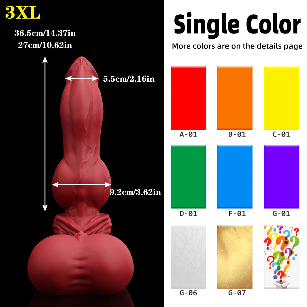 GRAEMEN Giant Knot relic Silicone S-XL 14.9 IN