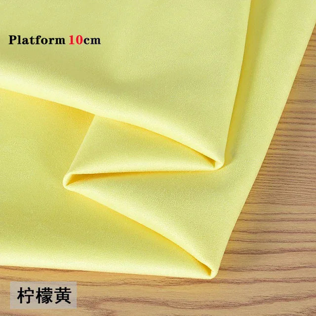 Women Pole Dance Shoes Training Protective Cover Overshoes Platform 10CM Sandals Protectors Suede Wear-Resist Boots Shoes Cover