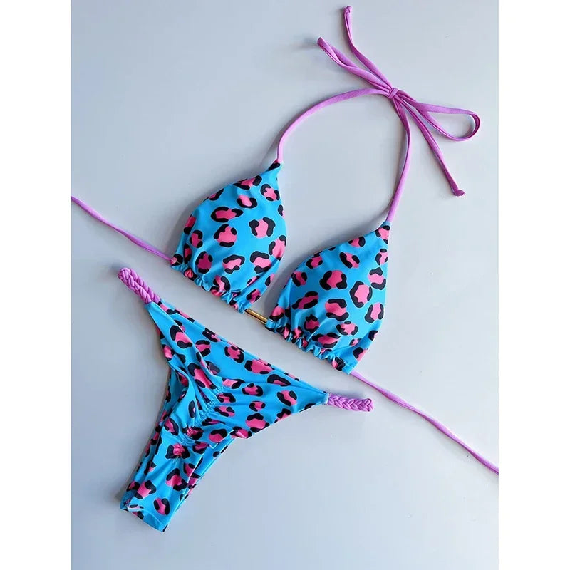 Two-pieces Thong Bathing Suit Biquinis