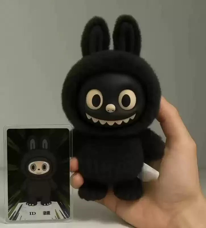 Black Vinyl Doll Kawaii African Version Black Cute Plush Toy Personalized Decorations Soft Cuddly Stuffed Animals Memorial Gifts