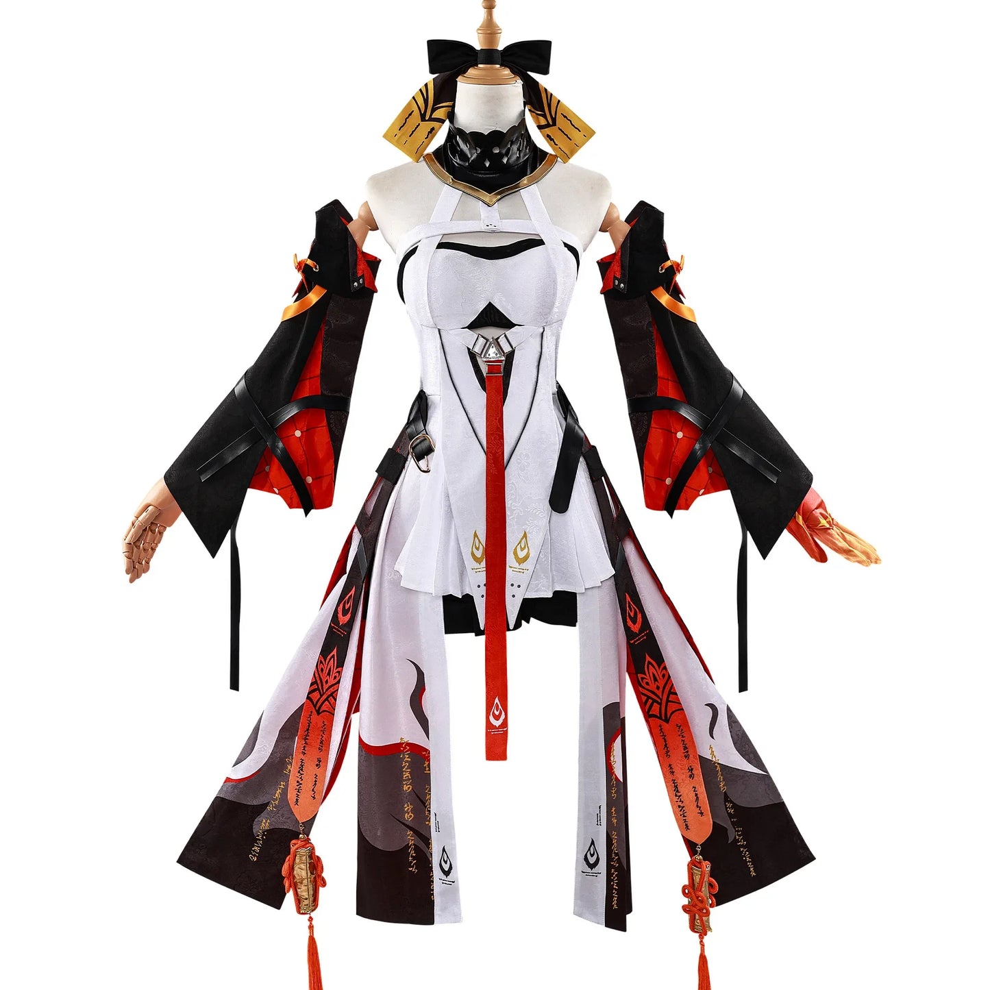 Changli Cosplay Game Wuthering Waves Chang Li Costume Dress Uniform Wig Anime Party Role Play Halloween Outfits for Woman
