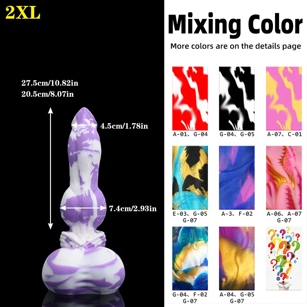 GRAEMEN Giant Knot relic Silicone S-XL 14.9 IN