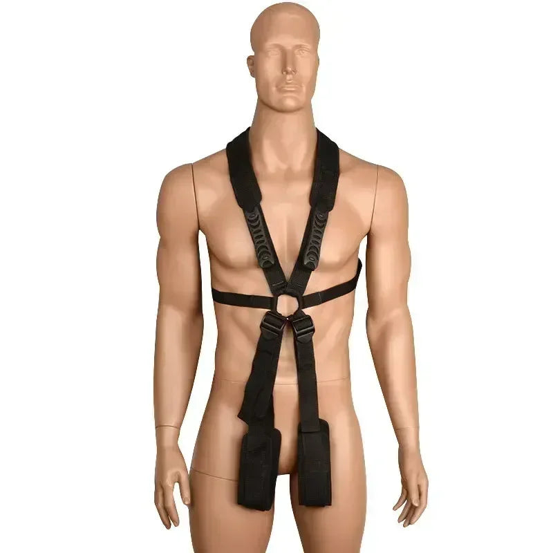 ASHBURN BDSM Sex Toys Bandage Swing Binding Spreader Adult Games Erotic Man Chastity Couples Nylon Swinging Belt Restraint Set Sexy Sh