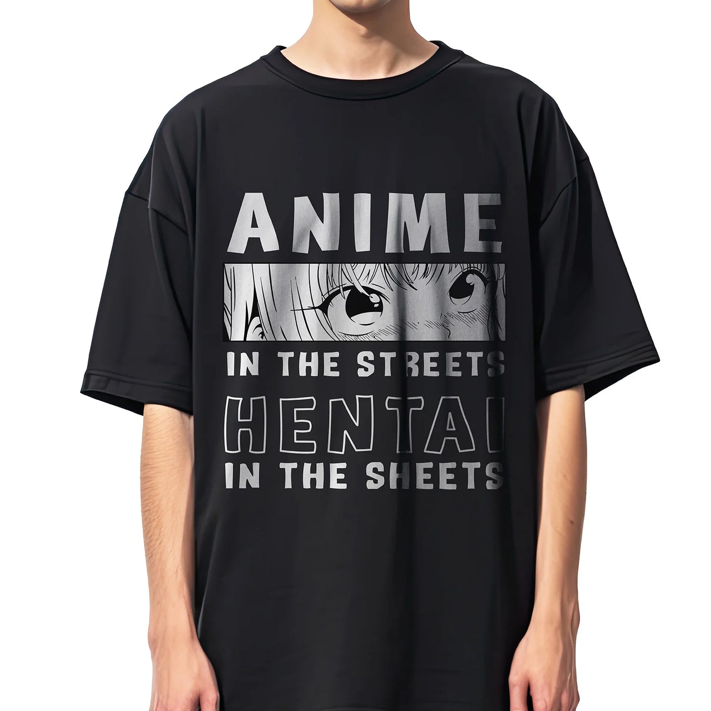 Anime Hentai Waifu Kawaii Girl Men Women Unisex Harajuku T-Shirt Ropa Hombre Streetwear Cotton T Shirts Tops Tees