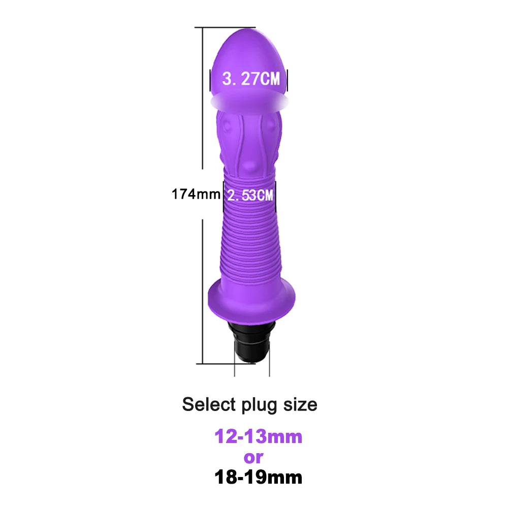 Massage Gun Heads vibration dildo penis adult sex toys silicone head VIBRAT for Fascia gun percussion Vibrators for Female Man