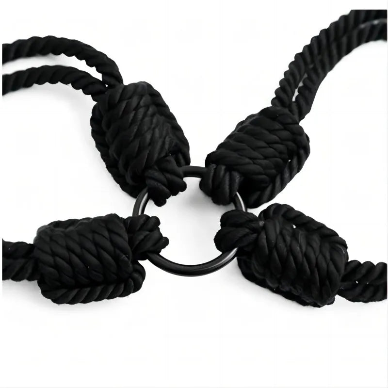 ASHBURNS Soft Cotton Rope Sex Handcuffs Bdsm Collar Bondage Gear Sex Games Erotic Adults Toys Sex Products Sex Toys for Couples Women