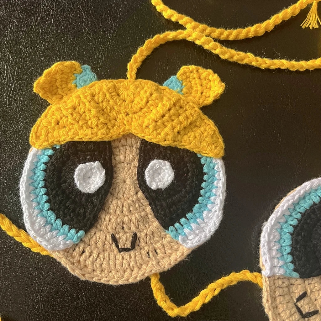 Red High Quality Handmade Crochet Micro Powerpuff Yellow Bikini Set Sexy String Brazil Beachwear Nice Cotton Holiday Swimwear