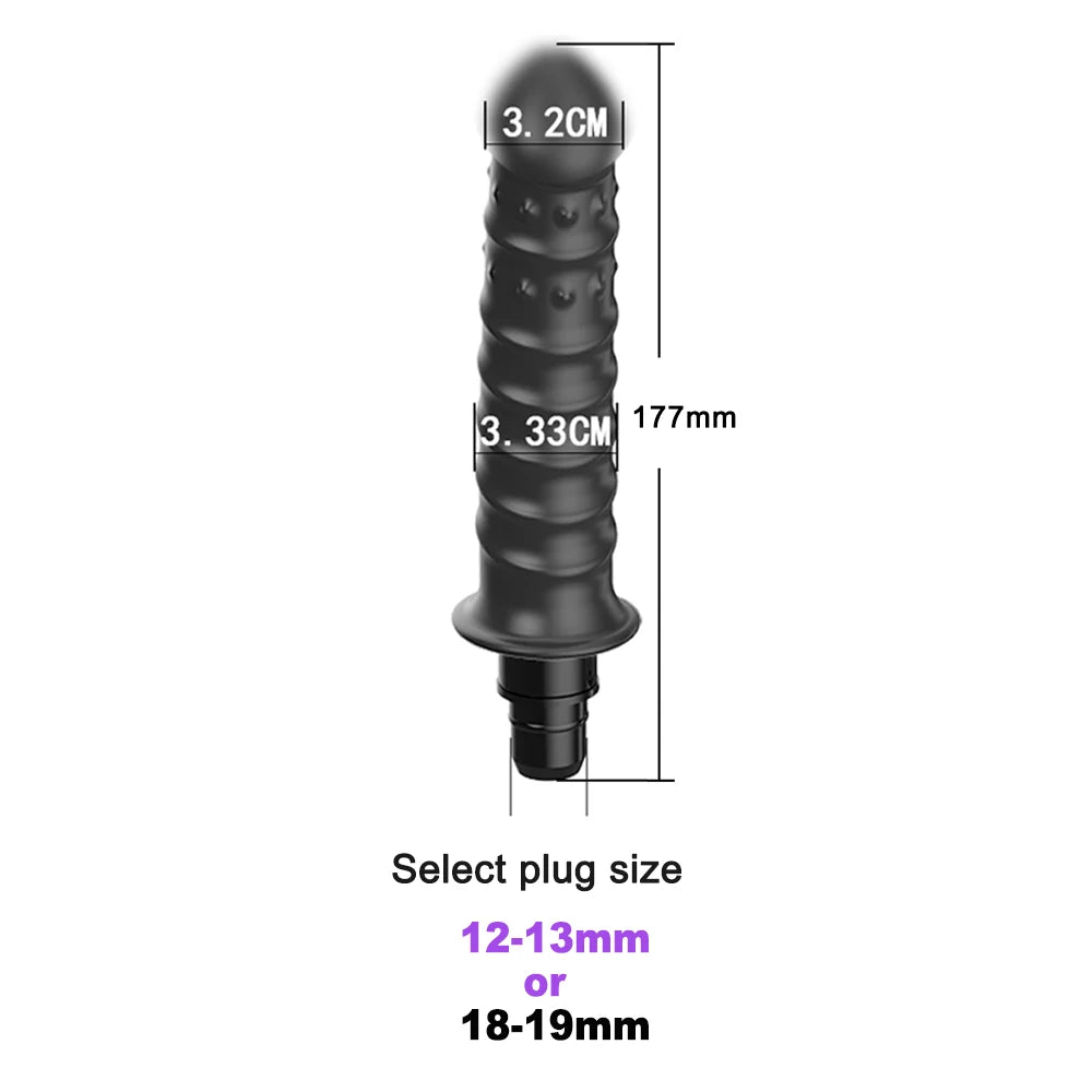 Massage Gun Heads vibration dildo penis adult sex toys silicone head VIBRAT for Fascia gun percussion Vibrators for Female Man