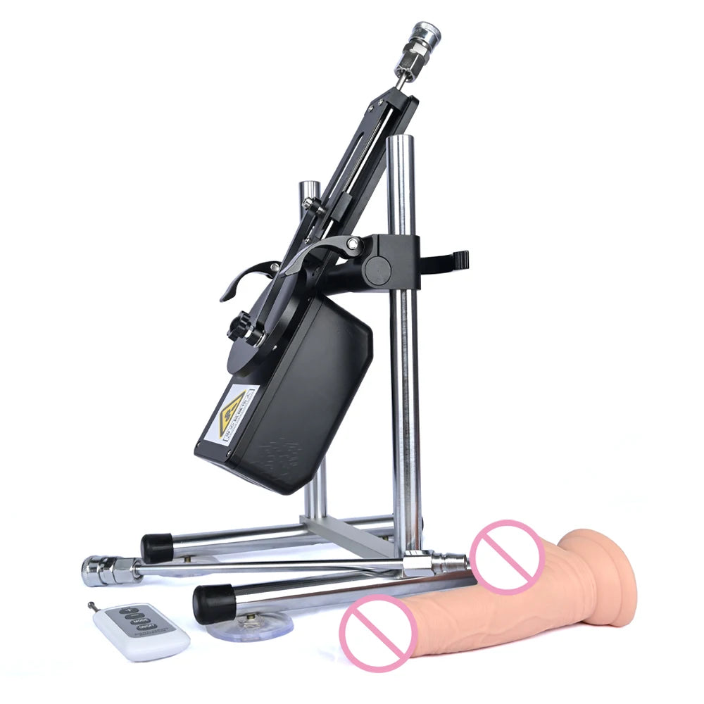 ROUGH BEAST Sex Machine for Women and Men Wireless Control 70 Watt Power Masturbation Machine with Dildo Attachments Sex Toys