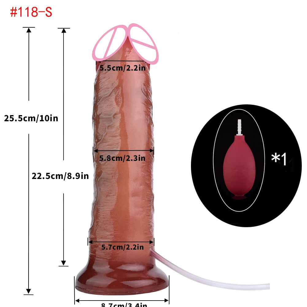 ASHBURN FLOOD RITE – Realistic Squirting Dildo