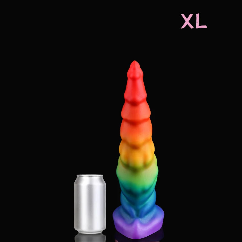 Huge Dildos Unicorn horns Thrusting Dragon Dildo Big Realistic Penis Woman Masturbator Suction Cup Didlo Sexy Toys Adult Suplies