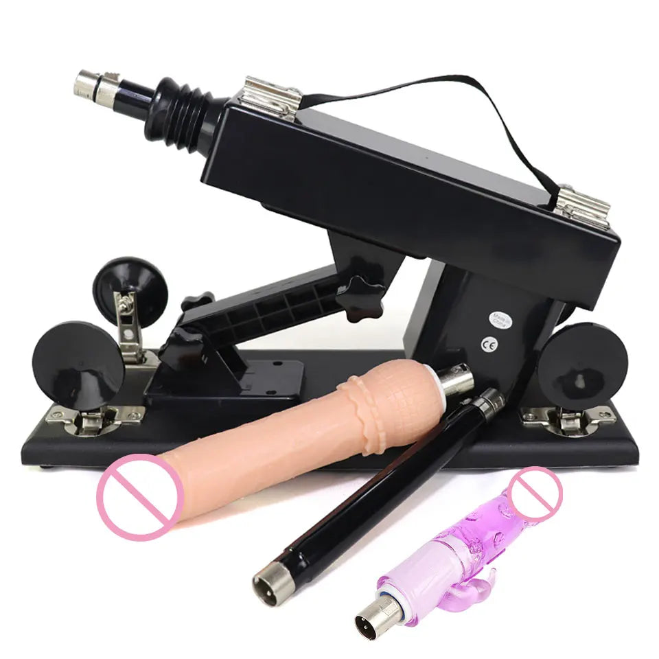 FREDORCH Sex machines for woman Automatic Masturbation Pumping Gun 3XLR sex machines for adults With  Dildo sex toys sex machine