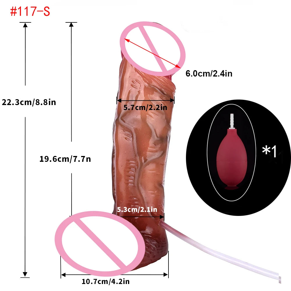 ASHBURN FLOOD RITE – Realistic Squirting Dildo