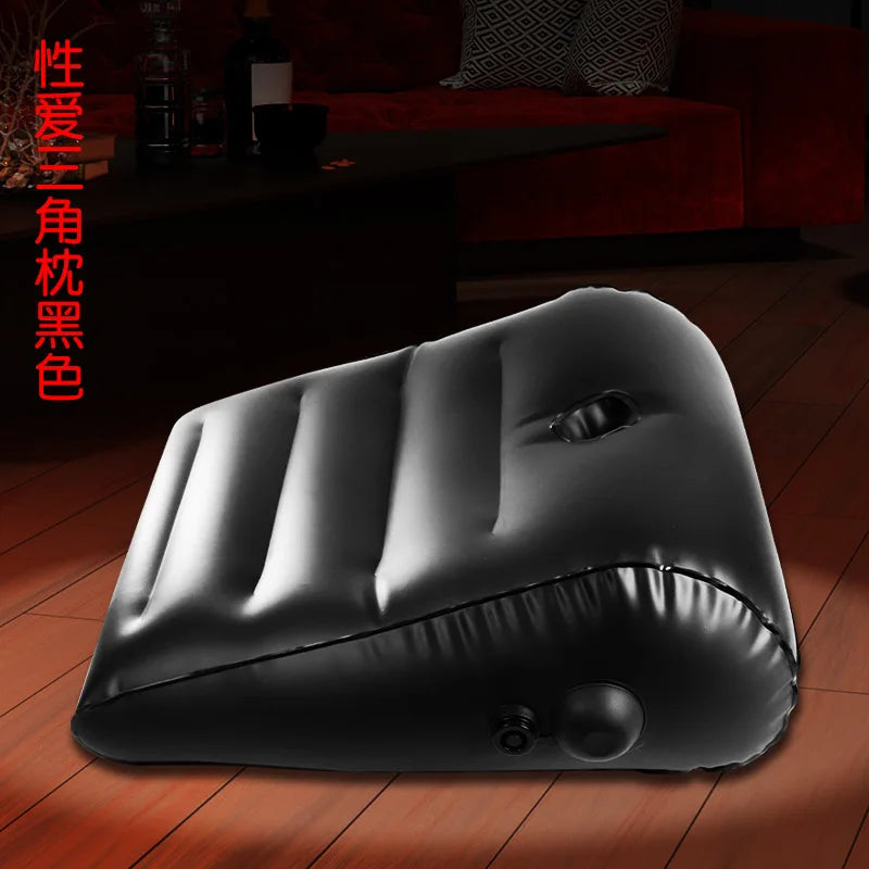 Sexual Dildo Pillow For Sex Multi Deeper Position Support Cushion Triangle Inflatable Ramp Furniture Adult Couple Sexy Toys Shop