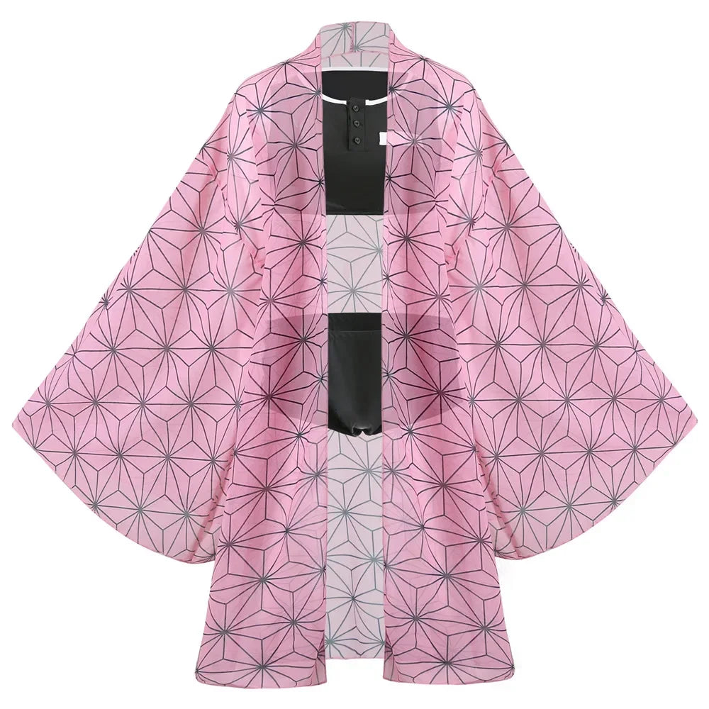 bilibili Demon Slayer Swimsuit Kochou Shinobu Kamado Tanjirou Nezuko Cosplay Costume Kimono Sexy Bikini Beach Swimwear