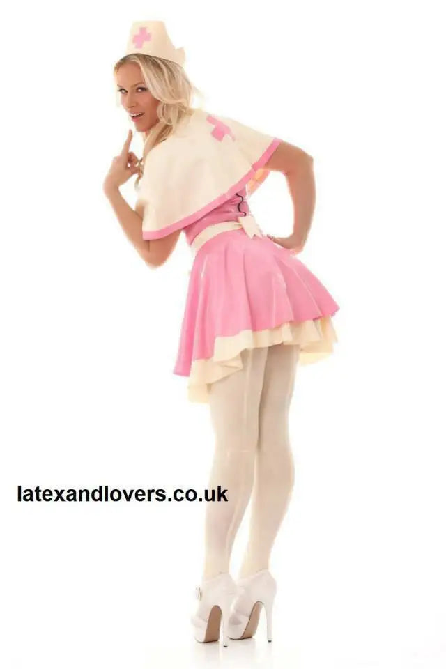 Caoutchouc Latex Dress uniform Robe Unisexe COSTUME XS S M L XL XXL Tablier