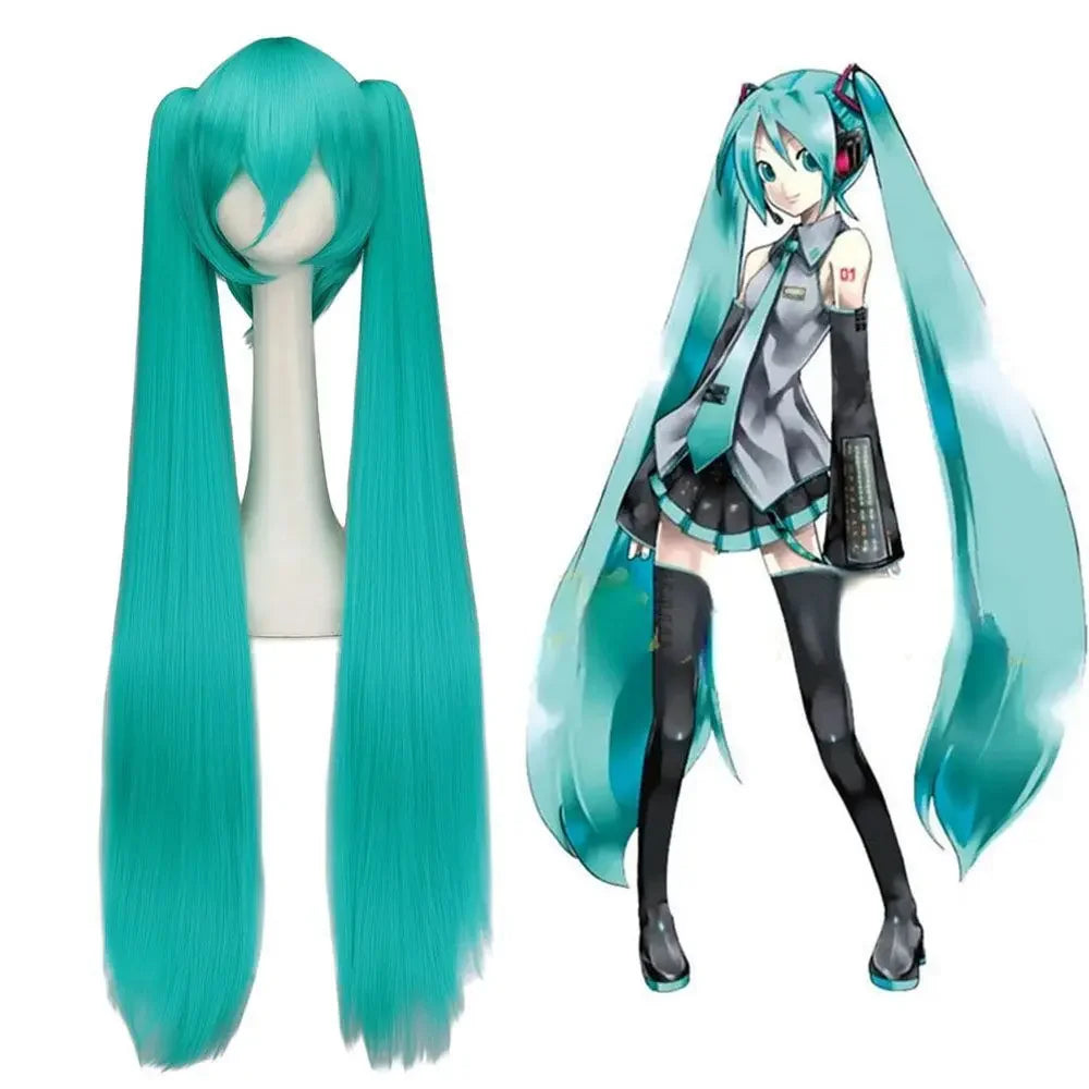 Cosplay Wig Vocaloid Hublue Future Miku Wig Initial Sound Future Wholesale Cosplay Costumes Anime For Men Women