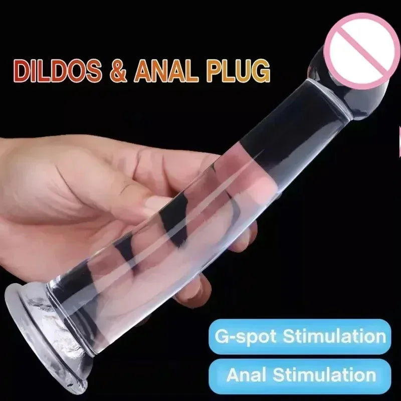Strap on Dildo Panties Wearable Massager Penis Penetration Suction Cup Anal Toy for G-spot Stimulation for Lesbians and Couples