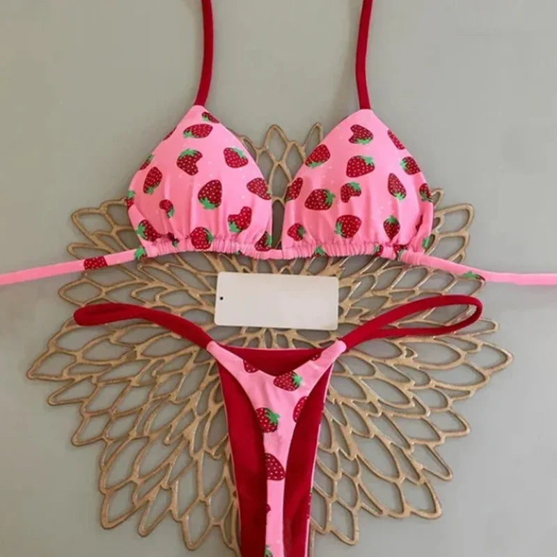 Two-pieces Thong Bathing Suit Biquinis