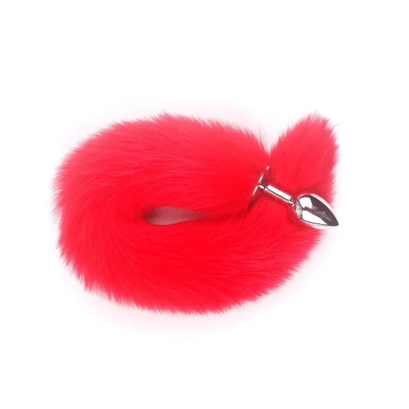 Sexy Foxtail Anal Plug Role Play BDSM Sex Toy Men's Prostate Massager Female Male Anal Plug 18+ Couple Flirting Adult Game Props