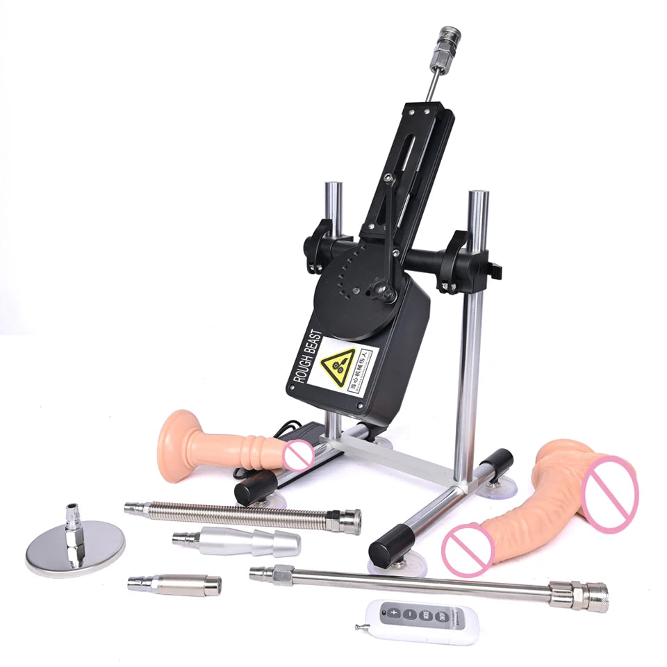 ROUGH BEAST Automatic Sex Machine for Women APP Control 70W Power Man Masturbation Machine with Vac-U-Lock Dildo Attachment Toys