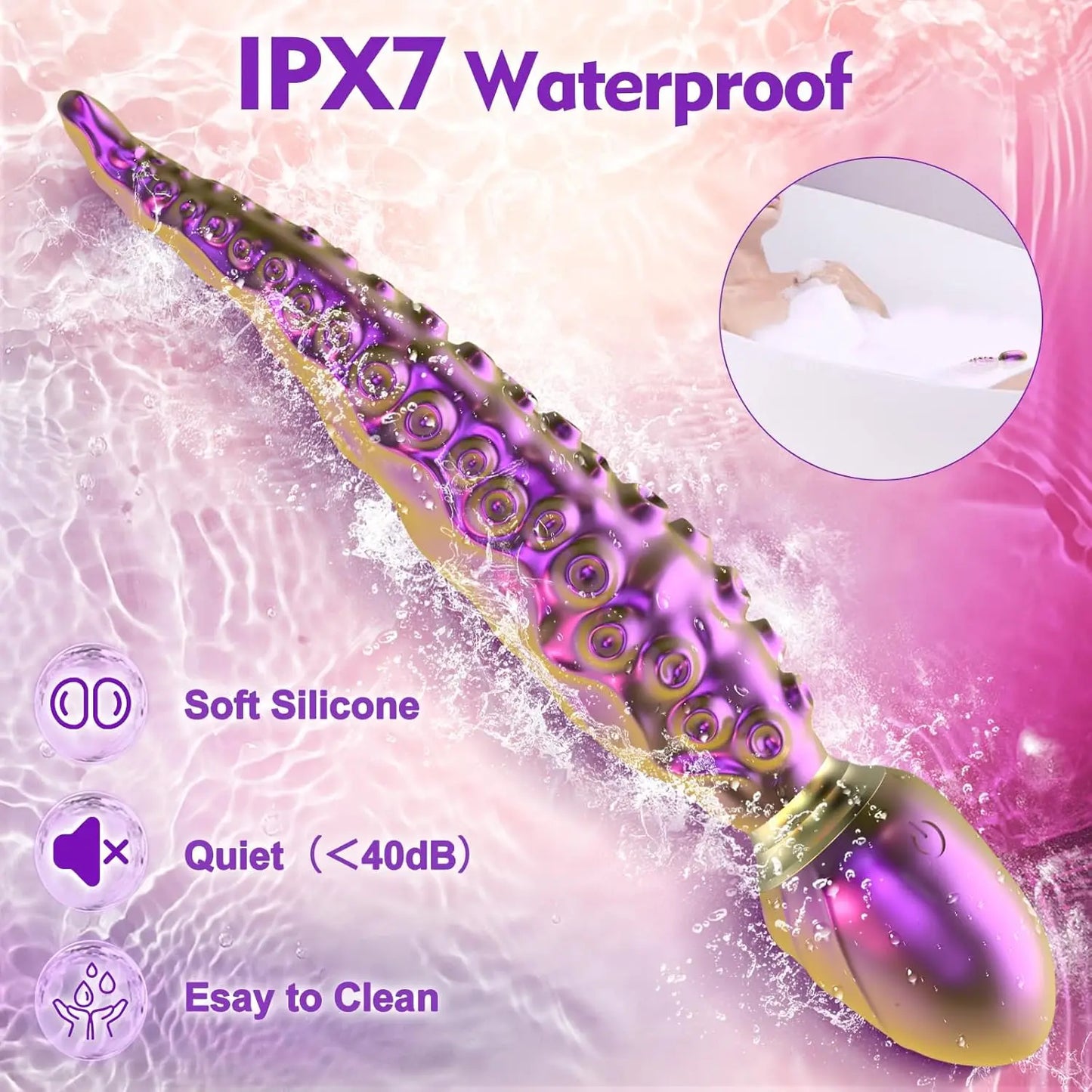 Female Powerful AV Wand Clitoris G Spot Men Prostate Massager 360 Rotating Anal Vibrator Masturbator Sex Toys For Woman Male