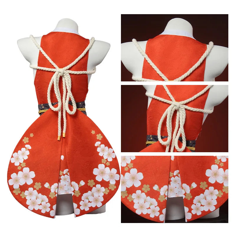 Sexy Anime Mai Shiranui Cosplay Fantasy Game Costume Mai Shiranui Adult Women Men Halloween Roleplay Fantasia Clothes Wig Shoes