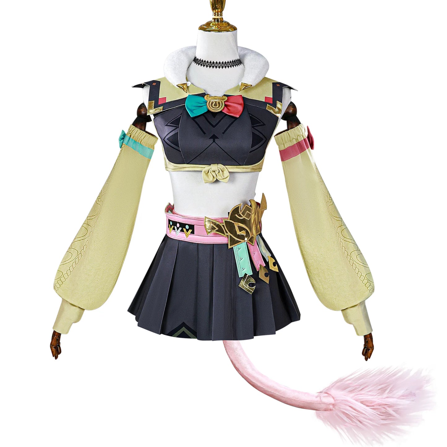 Varesa Cosplay Game Genshin Impact Costume Outfit Cosplay Dress Carnival Halloween Comic Animation Party Clothing Wig Shoes Suit