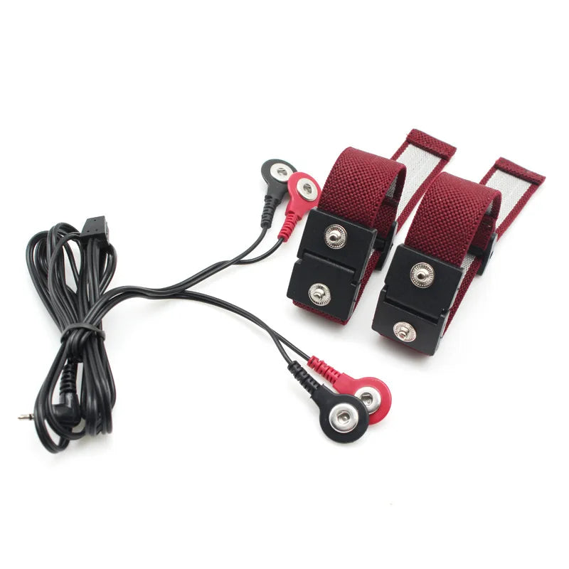 Electro Nipple Clamps Cockring,Electrostimulation Anal Butt Plug, Electric Shock Penis Ring/Plug Stimulation,E stim BDSM Sextoys