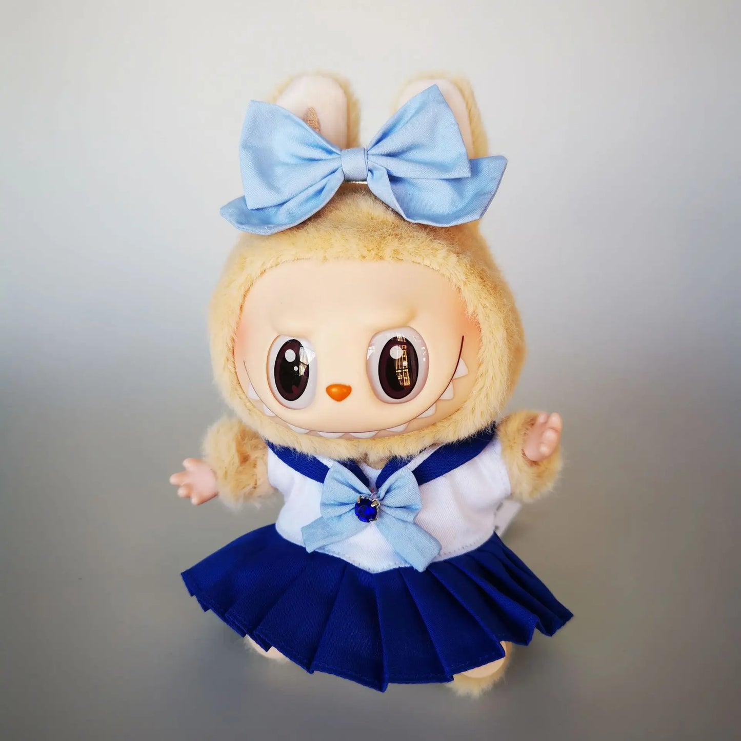17cm Lafufu Clothes V1 Lafufu Cute Sailor Uniform Vinyl Doll Lafufu Beautiful Cute Kit  Accessories Sitting Party Gifts