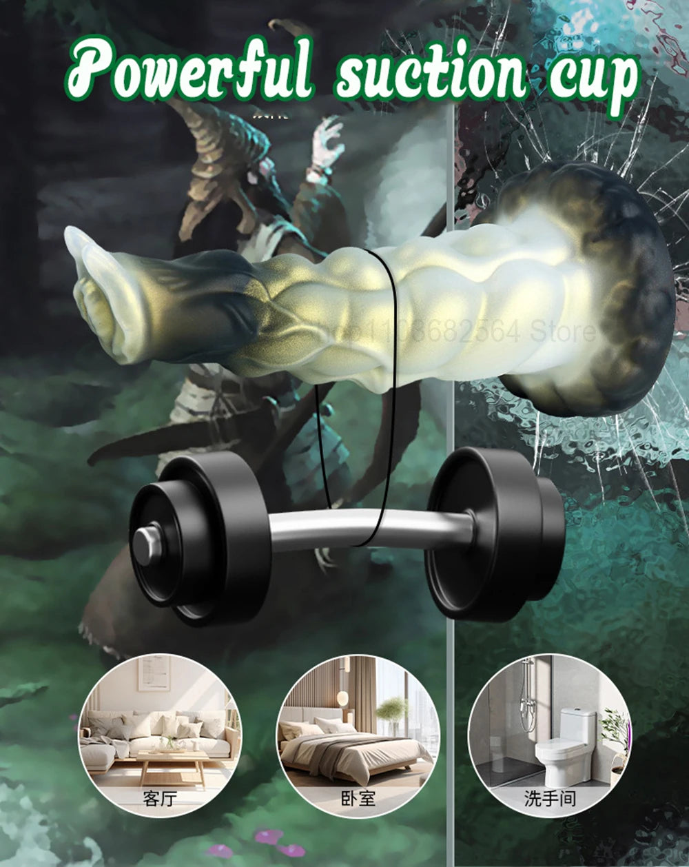 Monster Anal Plug Dildo With Suction Cup Silicone Alien Anal Plug Huge Anal Dildos for Men Women Big Butt Plug Anal Sex Toys 18+