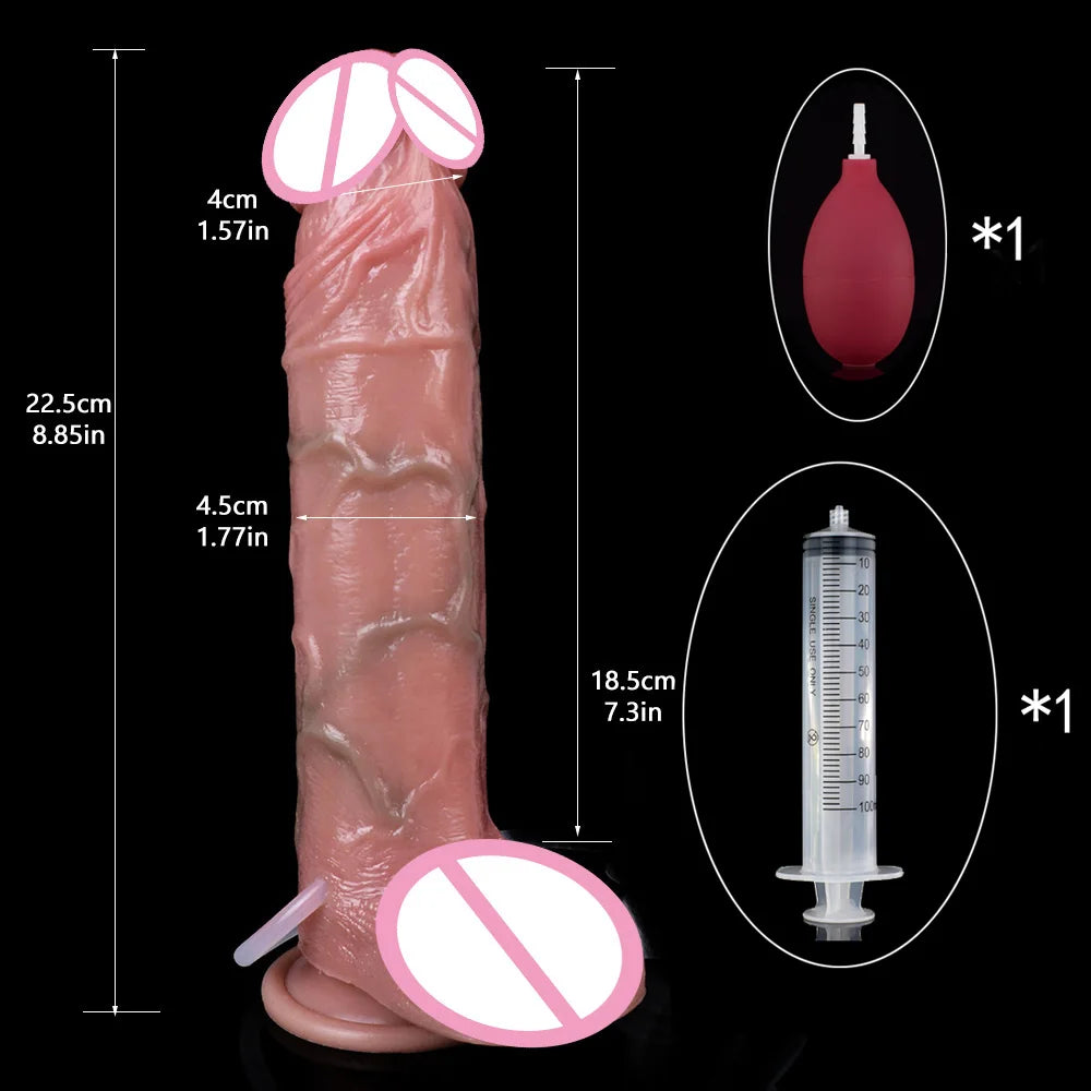 ASHBURN BLOODLINE RITE – Suction Squirting Dildo with Foreskin Detail