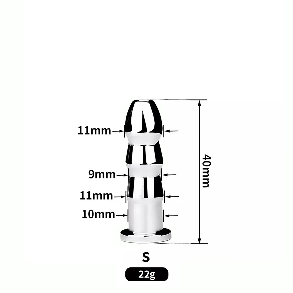 VOID SPIRE – XXL Ribbed Urethral Plug