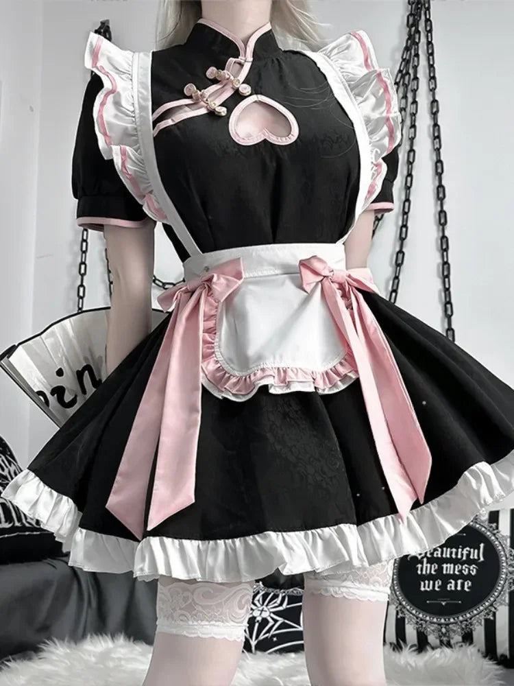 Nun Anime JK Cosplay Costumes Japanese Student Outfit Sister Uniform Crotchless Women Night Role Play Temptation Apparel