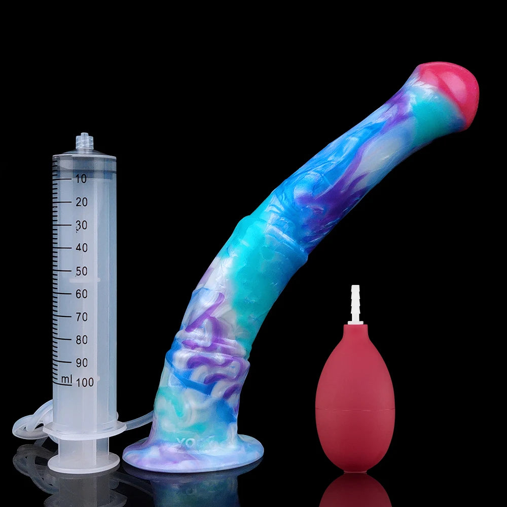 ASHBURN Color Club XL: Wild Stallion squirting Fantasy Plug – Silicone Suction Base
