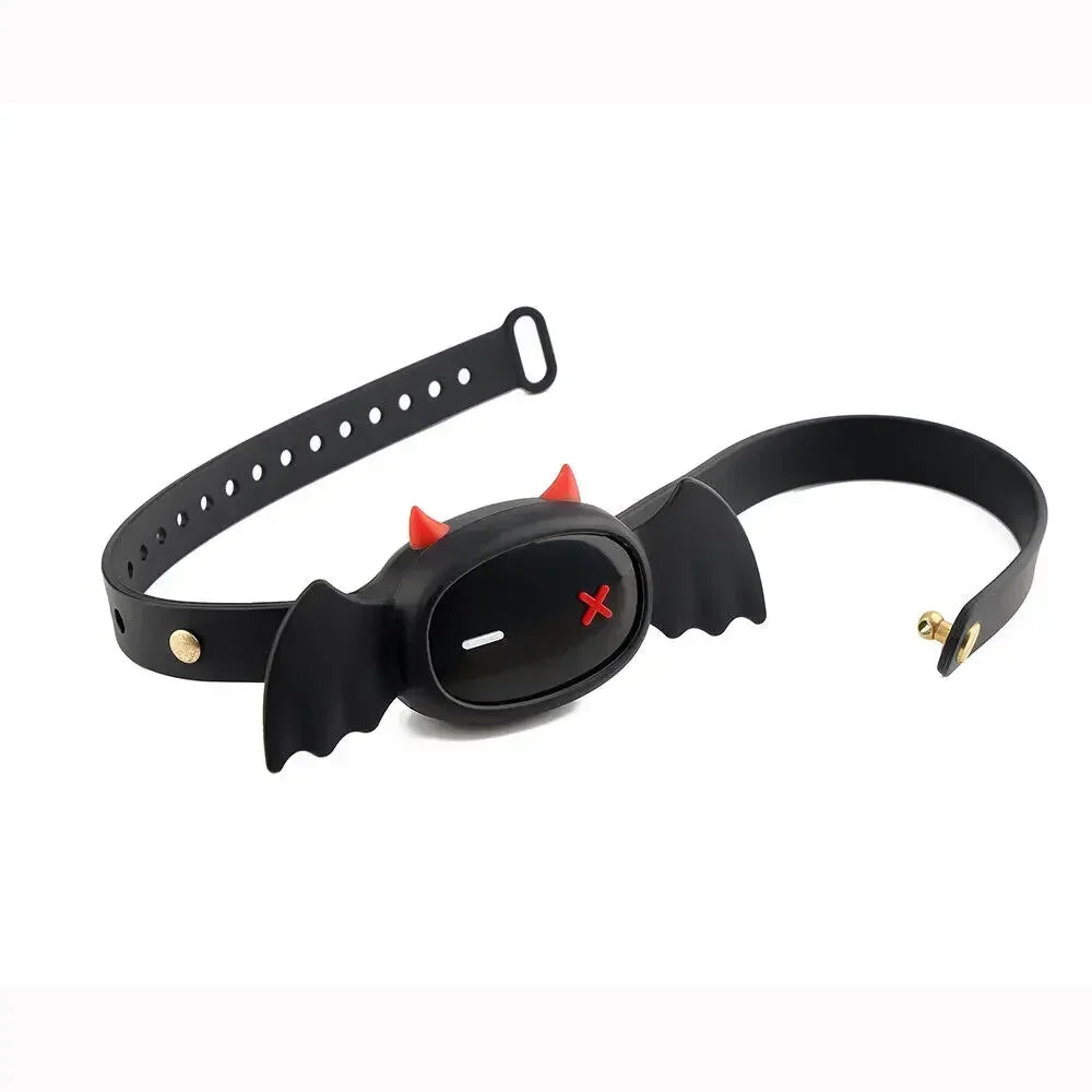 QIUI Little Devil APP Remote Control Electric Shock Collar Bondage BDSM Adult Porn Game Private Sex Toy Exotic Accessories 18+