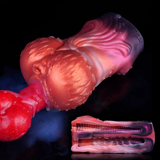 ASHBURN Realistic  ALIEN Pocket Pussy Sex Toys for Men Soft Silicone Fleshy Vagina Anus Stroker Penis Training Male Masturbators Adult Toy