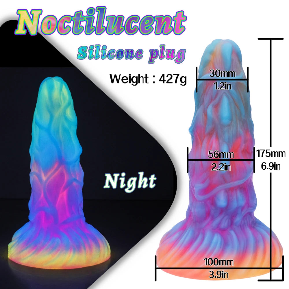 ASHBURN 6.9 Threaded Monster Dildo