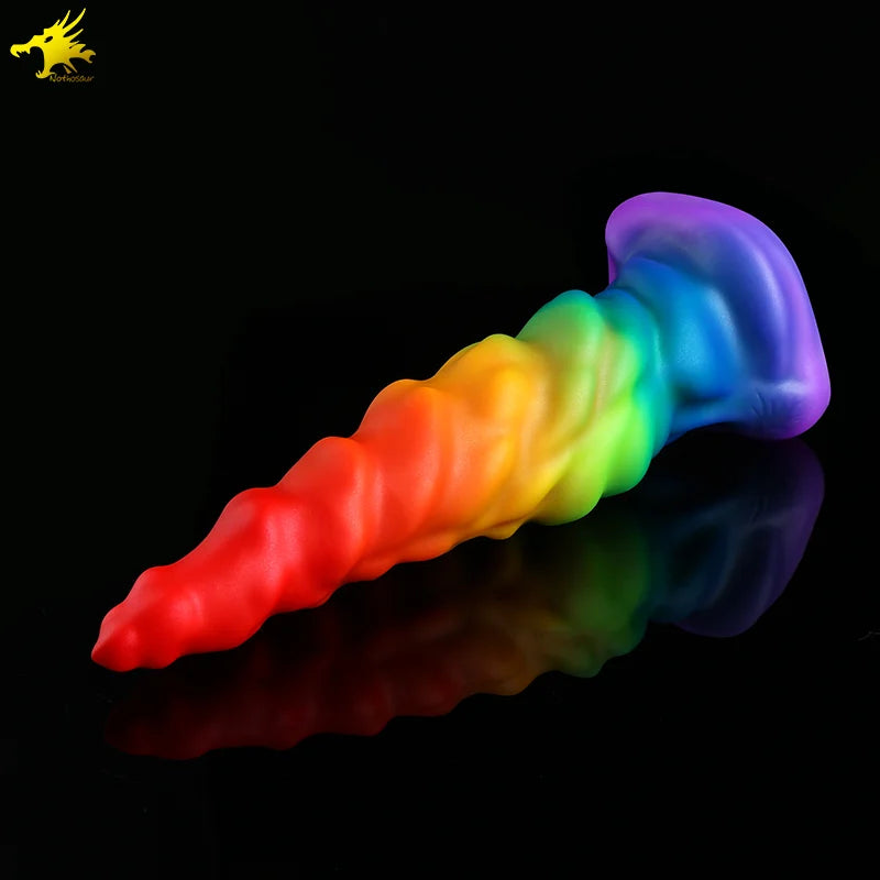 Huge Dildos Unicorn horns Thrusting Dragon Dildo Big Realistic Penis Woman Masturbator Suction Cup Didlo Sexy Toys Adult Suplies