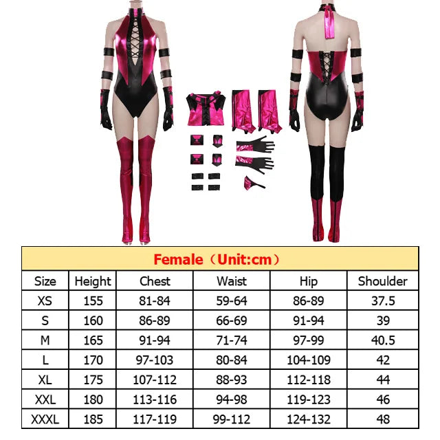 Kitana Mileena Katana Cosplay Game Mortal Cos Kombat Jumpsuit Mask Costume Women Swimsuit Bikini Halloween Carnival Party Suit