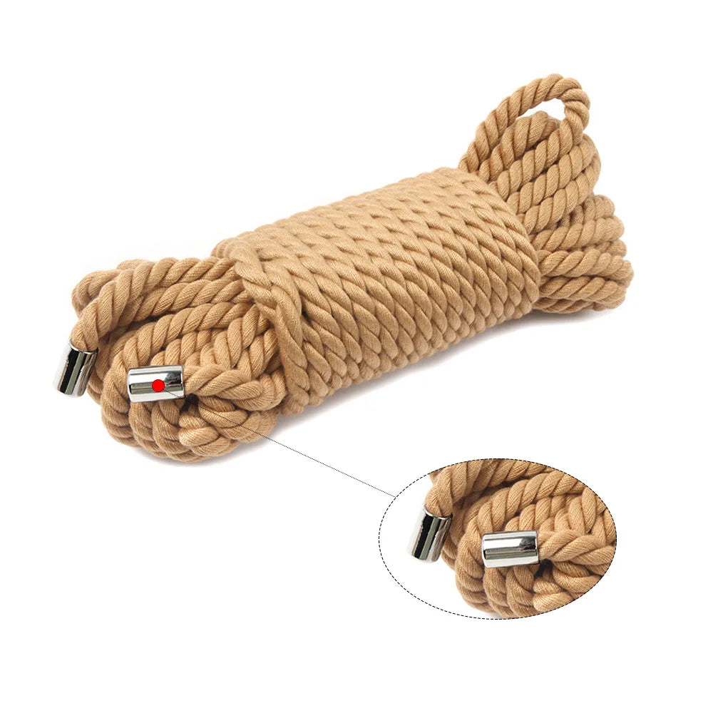 20M Sex Cotton Rope BDSM Restraint Slave Sex Toy Couple Restraints Sexope Adult 18+ Game Sextoy Handcuff Ankle Cuffs Toy Kits