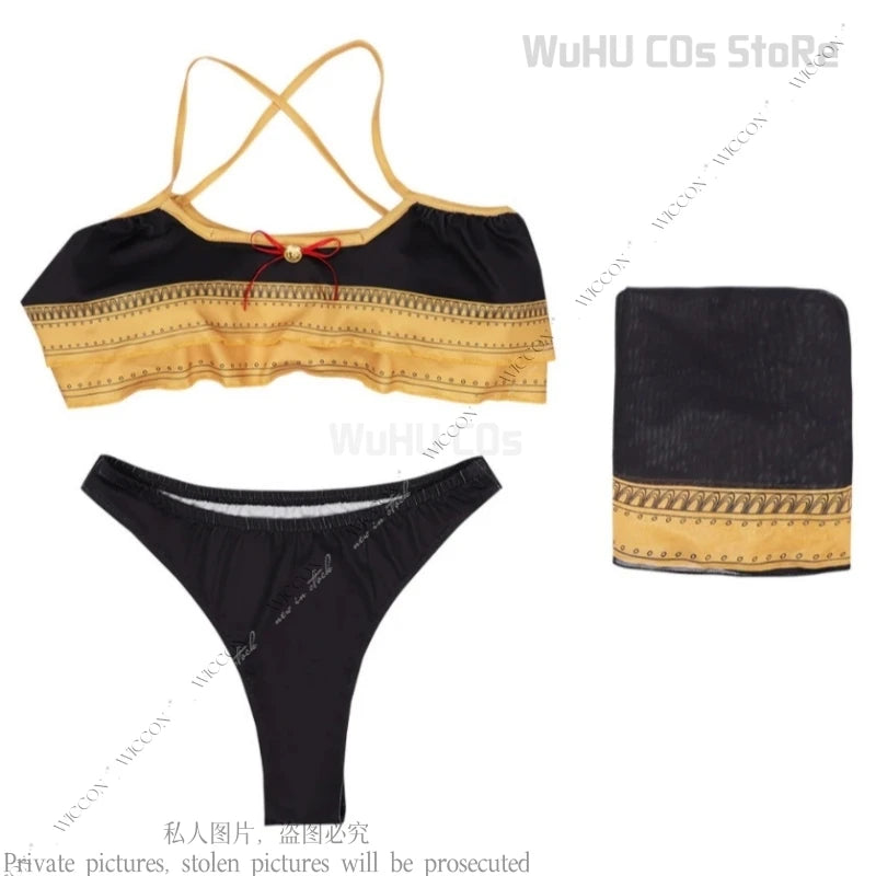 Anmie SRY Cos Family Anya Forger Cosplay Costume Swimsuit Anime Japanese Summer Bikini Adult Wig Cos Halloween Party Sexy Woman