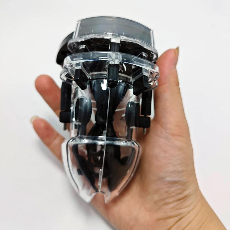 E stim Toys for Men,BDSM Electro Shocker Shock CB6000 Chastity Cock Cage,Electric Sex Penis Ring,Electrostimulation Cock Ring