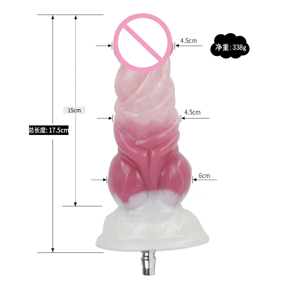 ROUGH BEAST Sex Machine Color Simulation Silicone Dildo for Vac-U-Lock Masturbation Machine Female Adult Erotic Products Sex Toy