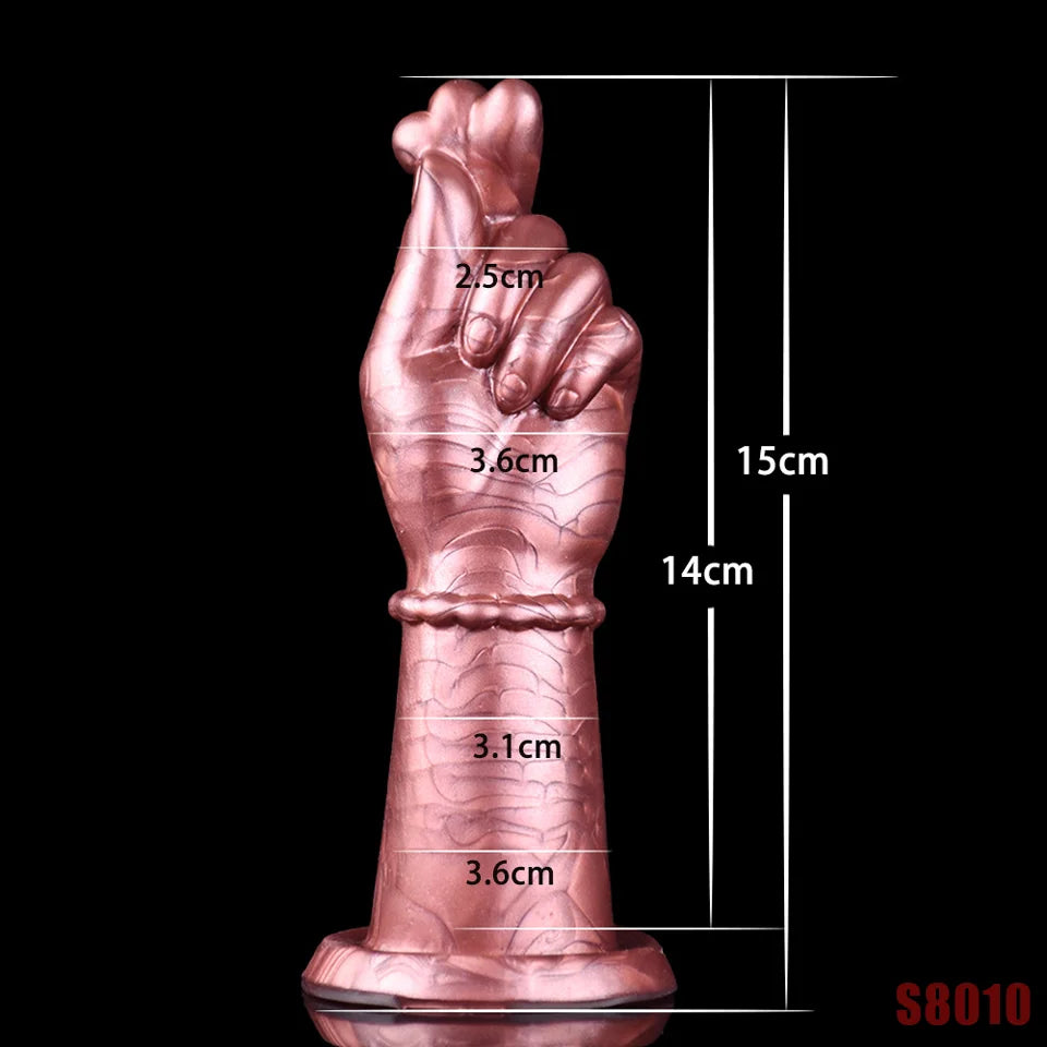ASHBURN  Silicone gesture anal plug with suction cup for sex machine Masturbation Machine Attachment for Women Sex Toys