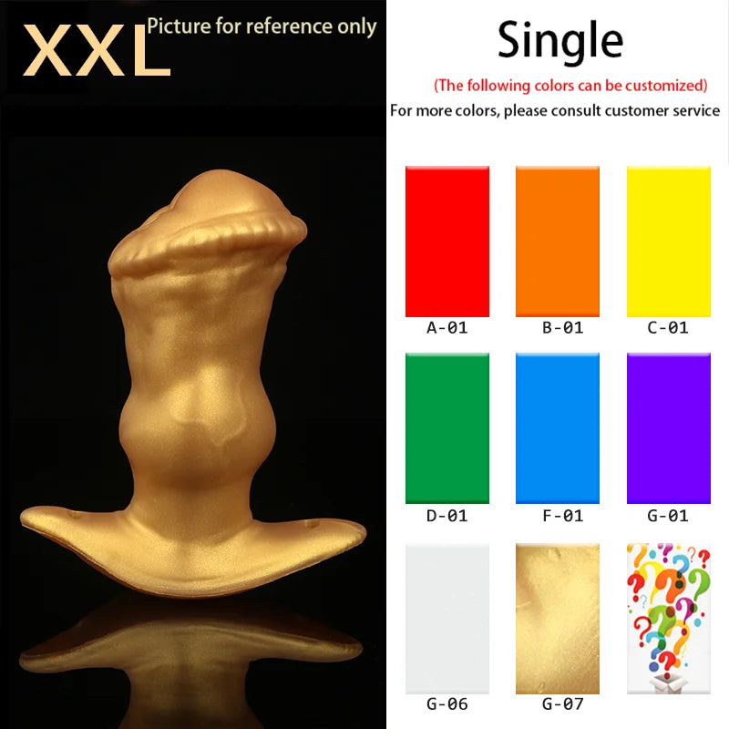 Nothosaur Soft Silicone Anal Plugs Beginner Anal Stimulator Trainer Sex Play Toy for Women Couples G-spot Massage Sex Products
