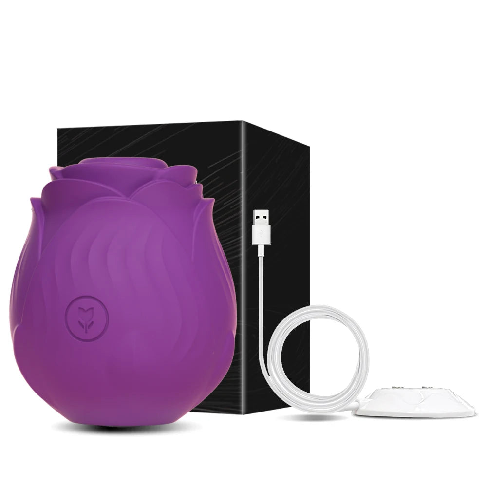 Sucking Vibrator for Women Vacuum Clitoris Stimulator Female Oral Nipple Clit Powerful Sucker Vibrating Adults Sex Rose-Toys