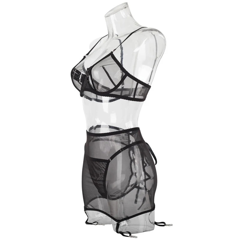 Female Underwear Set for Women Sexy Lingerie Woman Ensemble Lingeries Femmes Large Bras Women's Clothing Set Thong Womens Bra