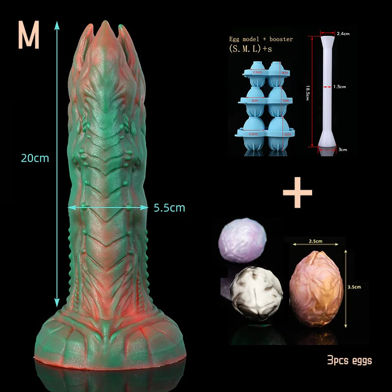 Ovipositor Dildo Masturbation Cup Dildo Lay eggs Enlargers Women Sex Toys