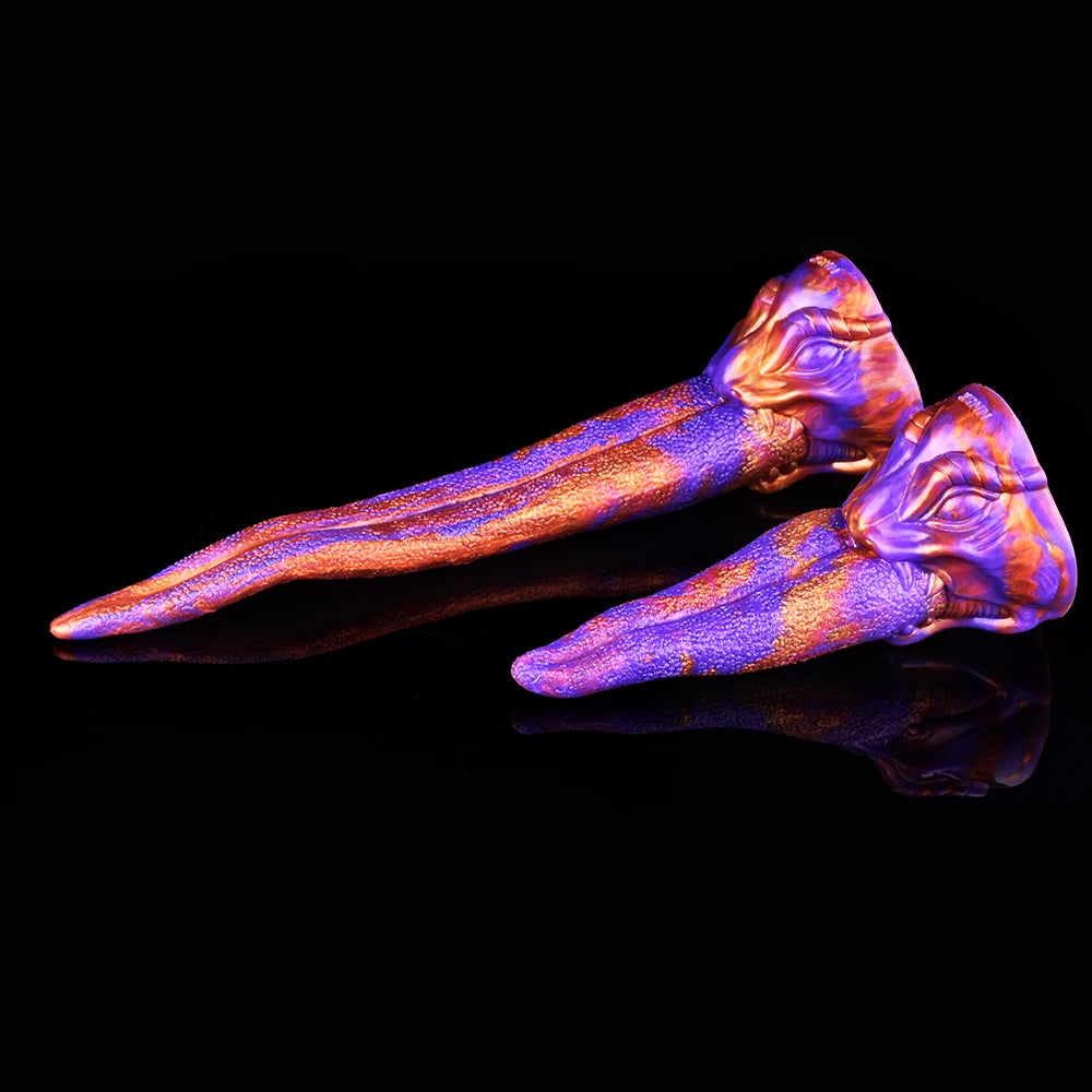 ASHBURN Realistic XL dragon Tongue relic with Suction Cup Soft